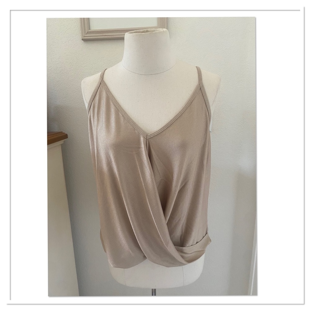 Anthropologie by Porridge Shine Wrap Tank Top